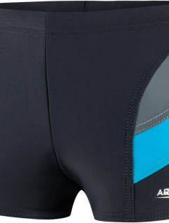 AQUA SPEED Plavecké šortky Andy Grey/Blue Pattern 32