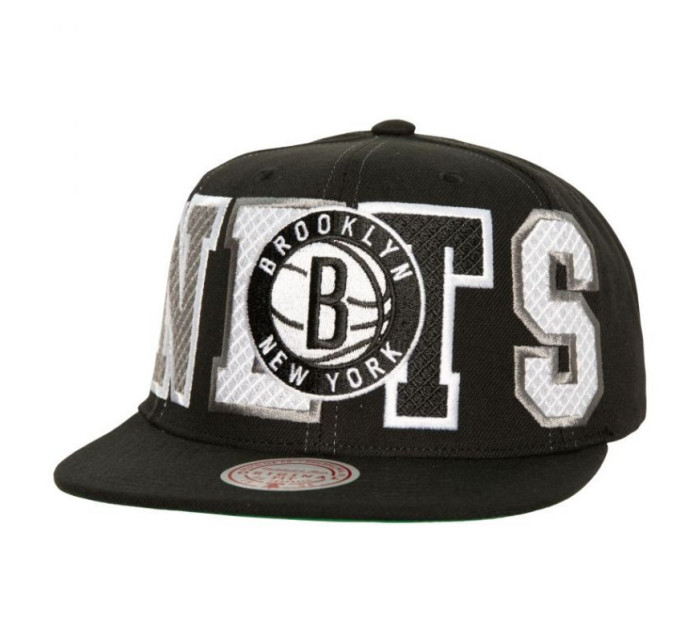 Mitchell & Ness Varsity Bust Snapback Cap Brooklyn Nets HHSS6461-BNEYYPPPBLCK