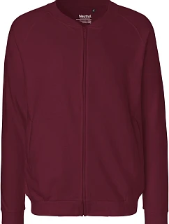 O Unisex mikina z bio bavlny bordeaux model 22505319 - Neutral