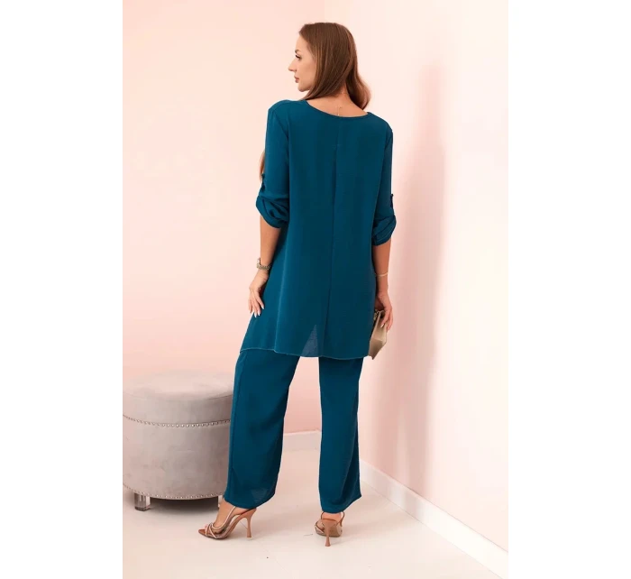 Súprava blúzka + nohavice s námorníckym príveskom