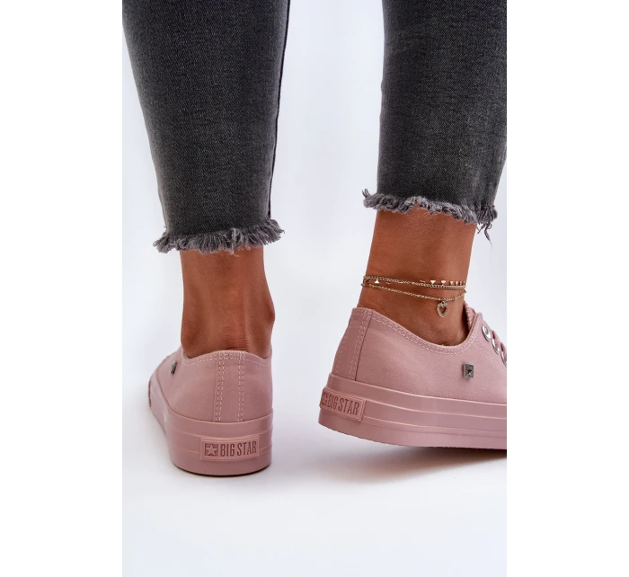 Klasické Dámské Tenisky Big Star model 21654898 Růžové - Big Star Shoes