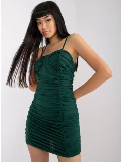 Šaty DHJ SK 13930.90 tmavo zelená