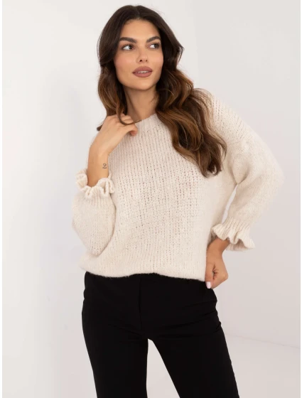 Sweter MI SW model 22541894 jasny beżowy - FPrice