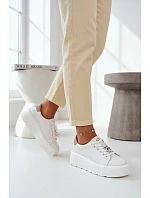 Dámske kožené tenisky 39973 white - Vinceza