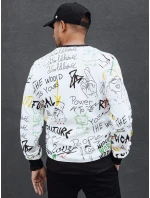 Pánská bílá mikina Dstreet model 21978890 - FashionStreet Pánská bílá mikina Dstreet model 21978890 - FashionStreet