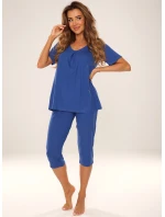 Pyžamo De Lafense 878 Dahlia kr/r M-2XL