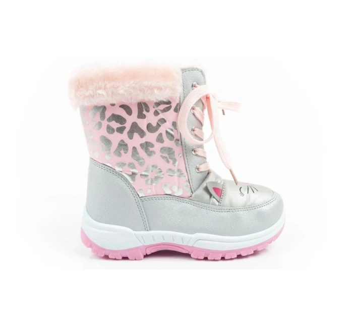 dětské zimní sněhové boty  teplé pro dívky model 21813343 - Leomil