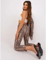 DHJ nohavice SP 13926 3.67P čierna a béžová