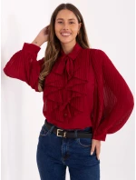 MI KS košeľa A2818.09 bordová