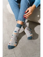 Ponožky model 19062745 Melange Light Grey - Steven