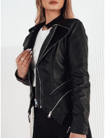 AGER dámska kožená bunda čierna Dstreet TY4161