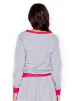 Dámske mikina šaty K276 - Katrus