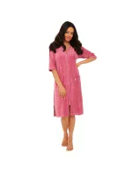 Dámsky velúrový župan so zipsom 431