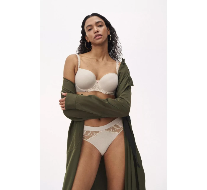 Dámska podprsenka Wild Azalea Florale WHP - BROWN - light beige 00RB - TRIUMPH