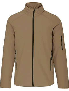 Kariban K 401 Pánska 3-vrstvová softshellová bunda 20.K401 camel