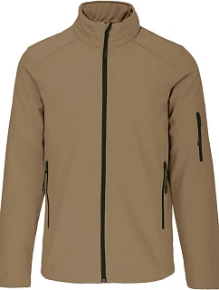 K 401 Pánská 3vrstvá softshellová bunda model 22508742 camel - Kariban
