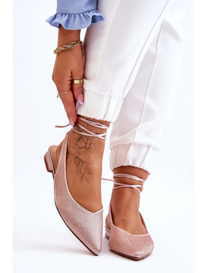 Vázané Baleríny S Béžové model 21612787 - Boto