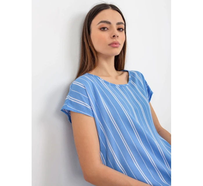 Dámska blúzka D73771R10978Q modrá - FPrice