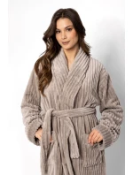 Župan One And model 20751422 Long Beige - Momenti Per Me Župan One And model 20751422 Long Beige - Momenti Per Me