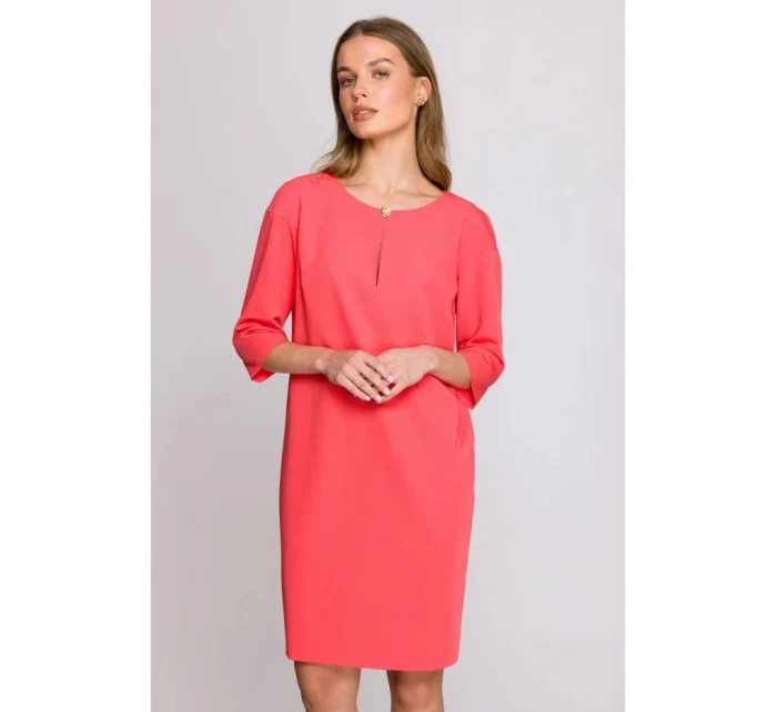 Dámske šaty S394 Coral - Stylove