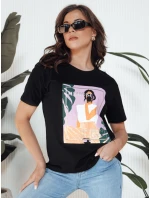 Dámske tričko MEMORY black FashionStreet RY2628