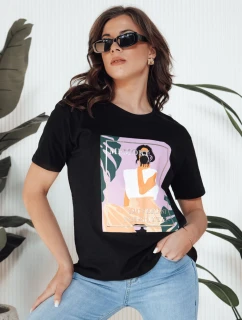 Dámske tričko MEMORY black FashionStreet RY2628