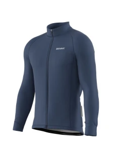 Biemme tričko s dlhým rukávom BELVEDERE námornícka modrá 3XL