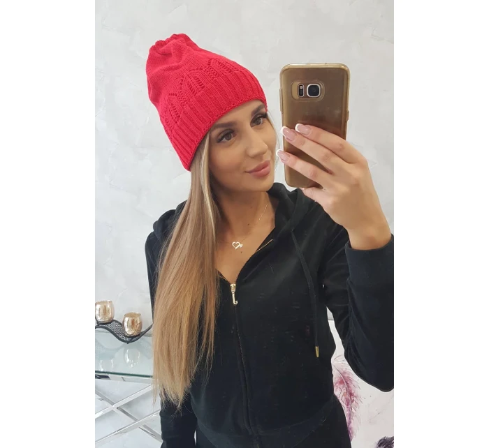 Dámská čepice Irmina model 18751863 červená - K-Fashion