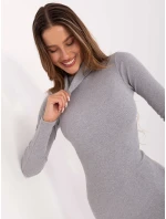 Dámske šaty RV SK R5133.07P sivé - FPrice