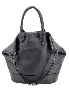 Moderná dámska nákupná taška čierna 5V2QV - Vivian