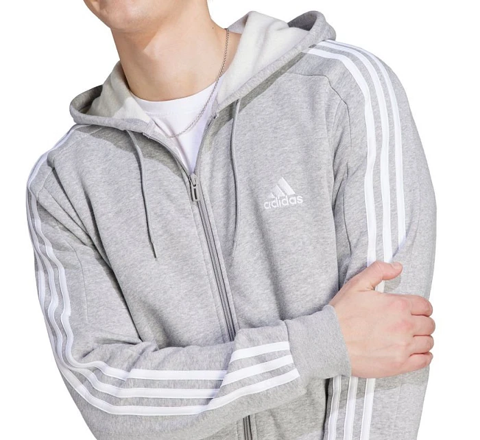 Mikina Essentials Fleece 3Stripes FullZip M model 19572230 - ADIDAS