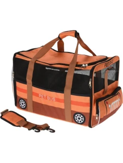 PREPRAVKA PRE ZVIERATÁ 52X30X32,5CM PET BUS ORANŽOVÁ