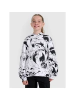 Dívčí mikina s kapucí model 21816956 - 4F Dívčí mikina s kapucí model 21816956 - 4F