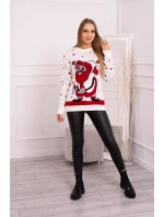 Svetr s  ecru model 18748055 - K-Fashion