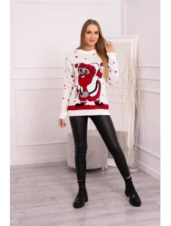 Svetr s  ecru model 18748055 - K-Fashion