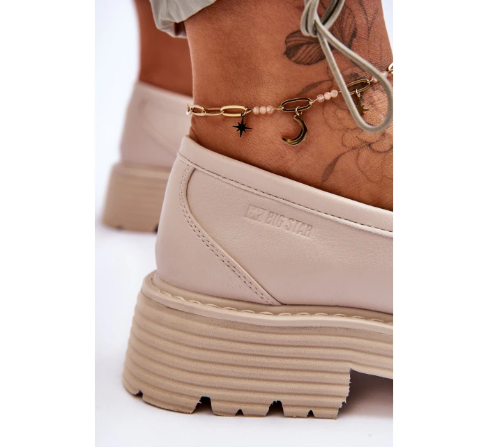 Kožené boty Big Star Béžová model 21618136 - Big Star Shoes