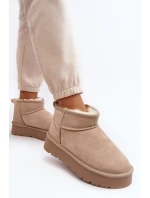 semišové nízké sněhule jasně béžové model 21638825 - Boto semišové nízké sněhule jasně béžové model 21638825 - Boto