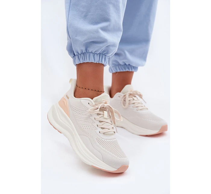 Dámské sportovní boty na platformě béžové Gelirae