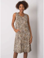 Šaty TO SK 896 7.28P čierno-béžové Šaty TO SK 896 7.28P čierno-béžové