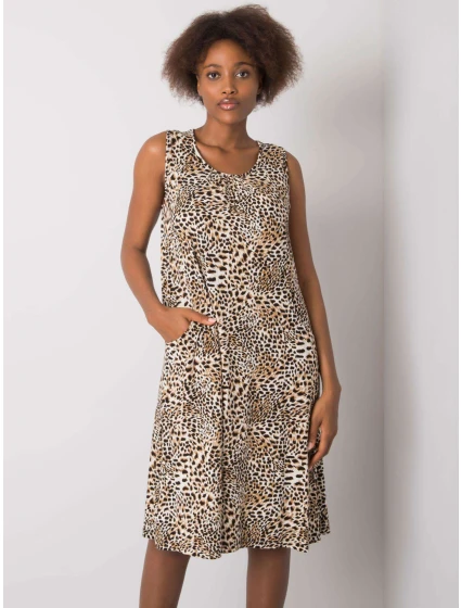 Šaty TO SK 896 7.28P čierno-béžové Šaty TO SK 896 7.28P čierno-béžové