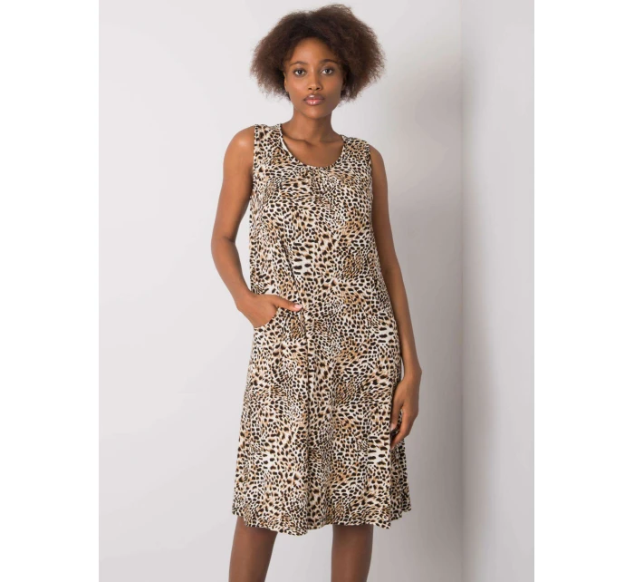 Šaty TO SK 896 7.28P čierno-béžové Šaty TO SK 896 7.28P čierno-béžové