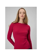 Dámský žebrovaný úplet slim fit longsleeve model 22209696 dámské - 4F
