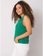 Dámsky top DHJ TP 13317.25P tmavo zelený