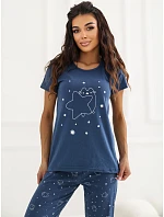 DU PI FP 301.76 tmavomodré pyžamo