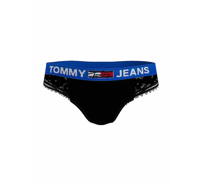 Dámske džínsové nohavičky s čipkou UW0UW03539-BDS - Tommy Hilfiger