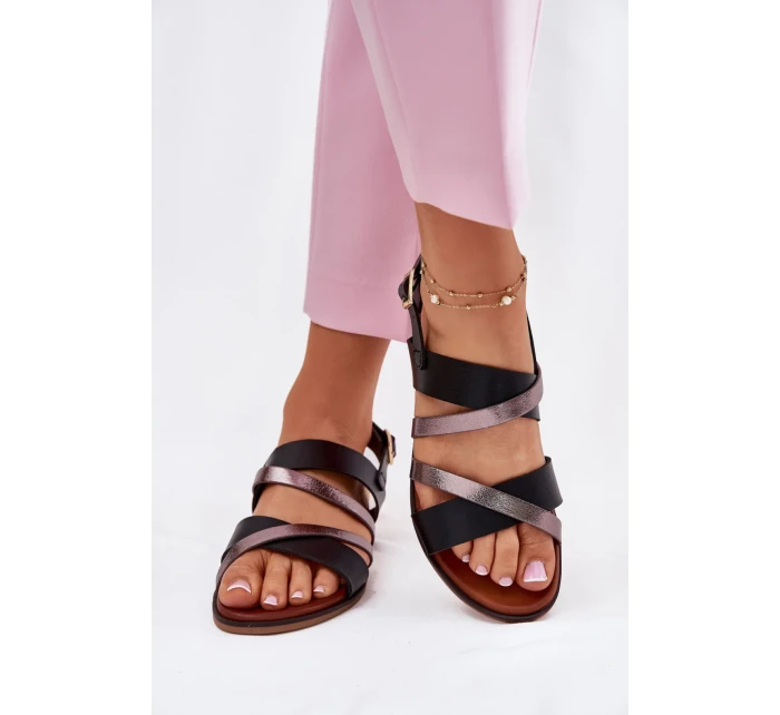 Sandále model 214109 Krok vo veľkom štýle