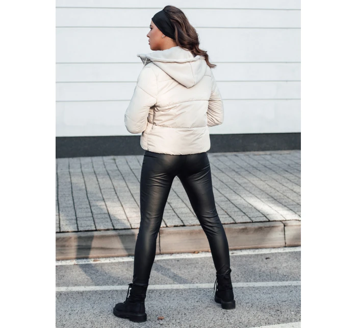 Dámska zimná páperová bunda NORDPUFF s kapucňou sivá FashionStreet TY4645