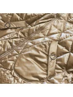 Zlatá metalická dámska bunda (2021-01BIG) Zlatá metalická dámska bunda (2021-01BIG)