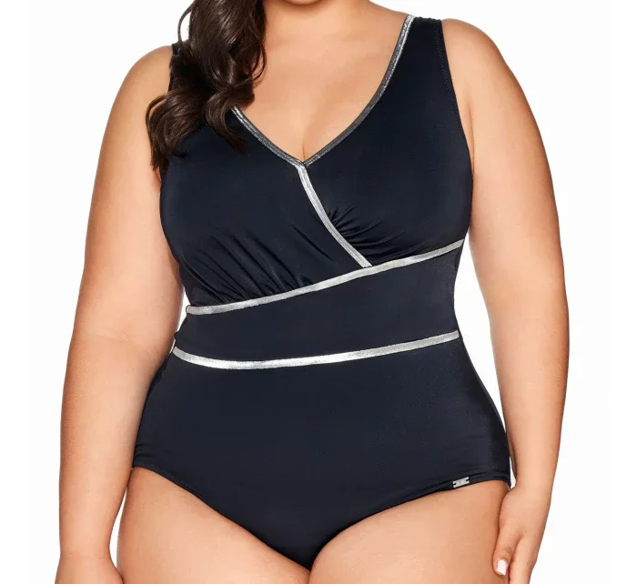 Dámske jednodielne plavky 62 čierne - AVA