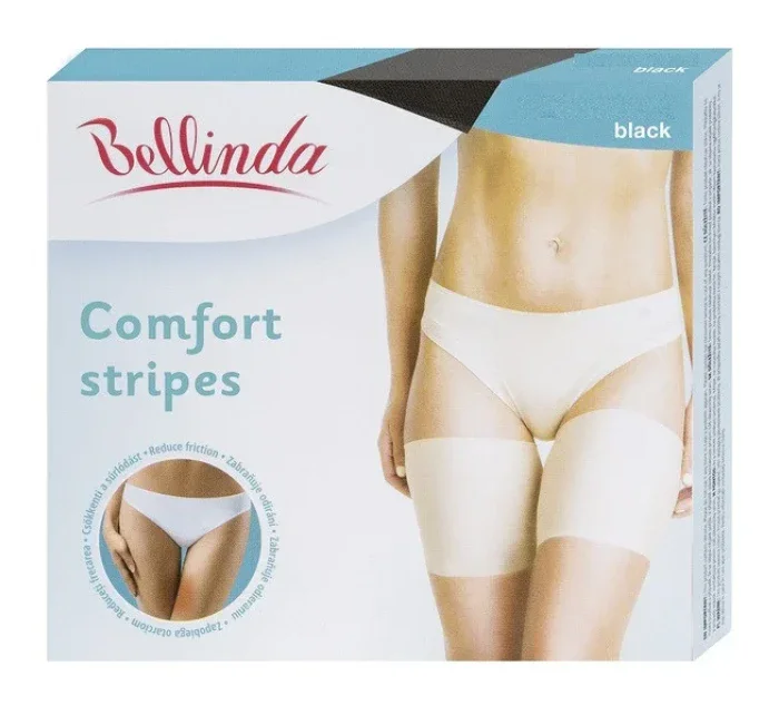 Pásy na ochranu a zabránenie treniu OCHRANNÉ PÁSY NA STEHNÁ (COMFORT STRIPES) - BELLINDA - čierna
